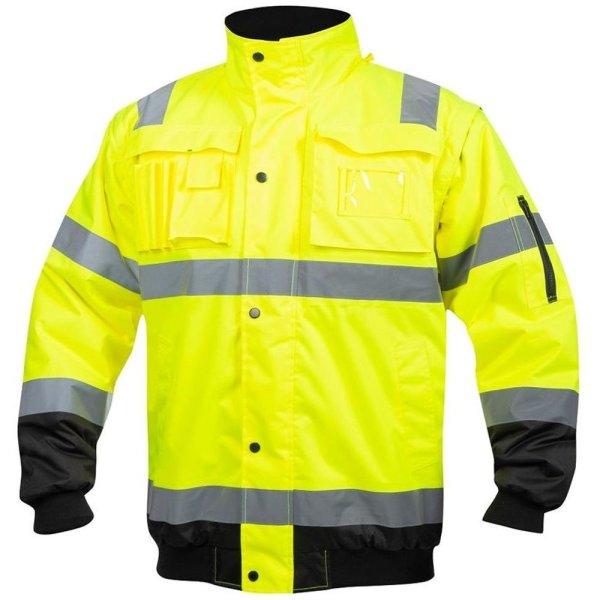 Ardon Vízhatlan fényvisszaverő kabát Howard reflex - Sárga / fekete | 3XL
