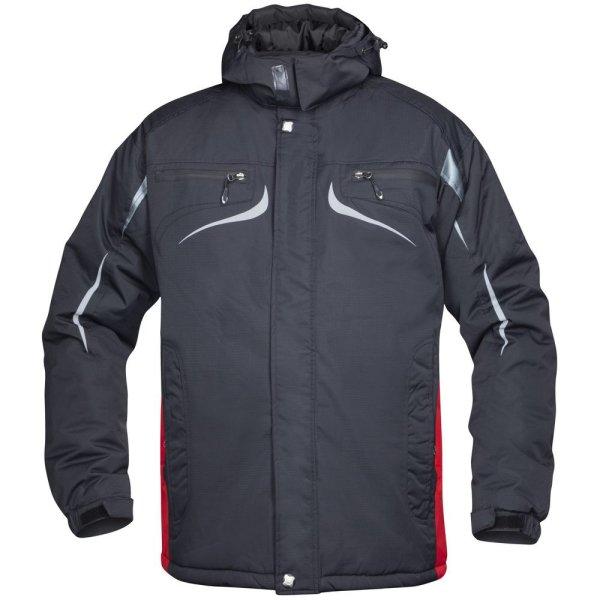 Ardon Férfi téli kabát Philip - Fekete / piros | 2XL