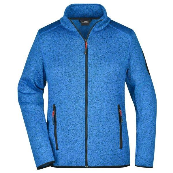 James & Nicholson (Daiber) Női felső kötött fleeceből JN761 - Királykék
melírozott / piros | 2XL