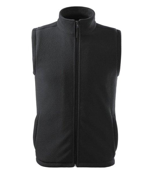MALFINI Fleece mellény Next - Ebony gray | 3XL