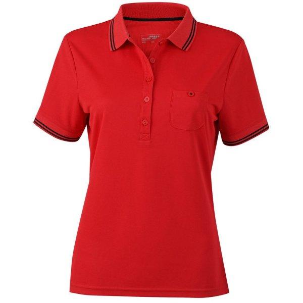 James & Nicholson (Daiber) Női sportos galléros póló JN701 - Piros / fekete
| 2XL
