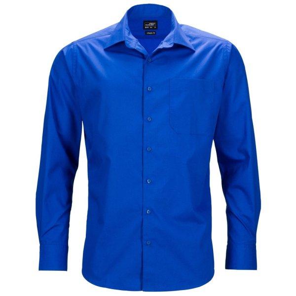 James & Nicholson (Daiber) Férfi hosszú ujjú ing JN642 - Királykék | 3XL