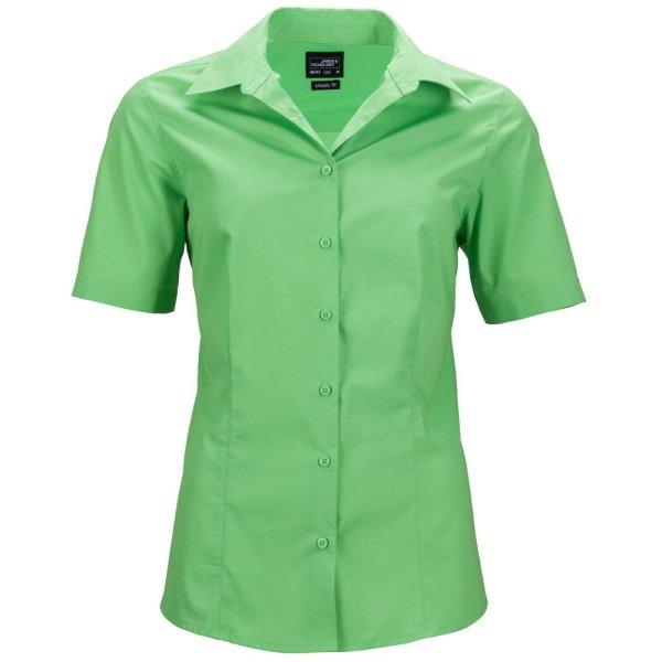 James & Nicholson (Daiber) Női rövidujjú ing JN643 - Limezöld | 2XL