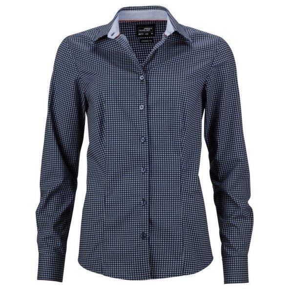 James & Nicholson (Daiber) Dots női luxus ing JN673 - Sötétkék / fehér |
2XL