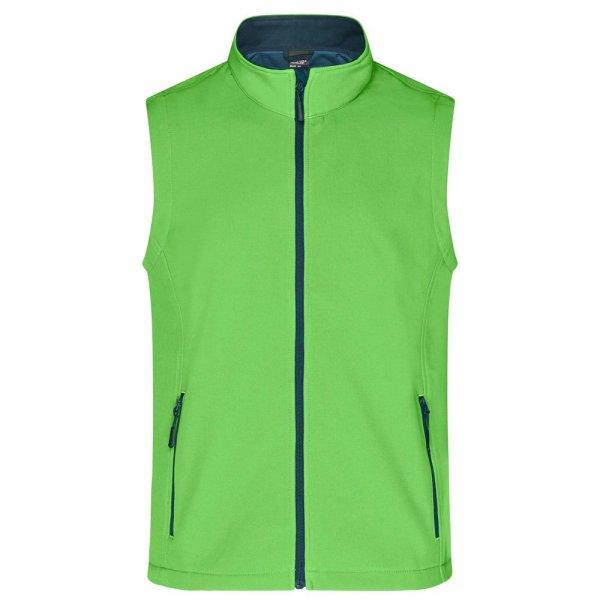 James & Nicholson (Daiber) Férfi softshell mellény JN1128 - Zöld /
sötétkék | 3XL