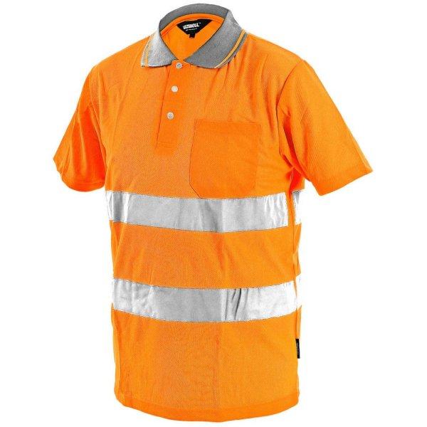 Canis (CXS) Fényvisszaverő galléros ing DOVER - Narancssárga | 3XL