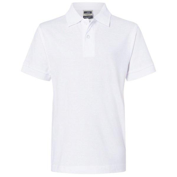 James & Nicholson (Daiber) Gyerek galléros póló JN070k - Fehér | 2XL