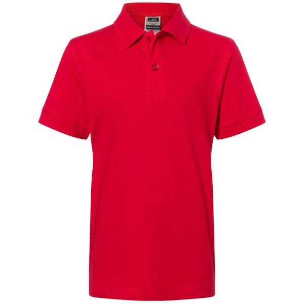 James & Nicholson (Daiber) Gyerek galléros póló JN070k - Piros | 2XL