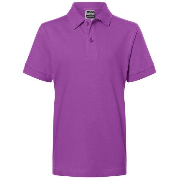James & Nicholson (Daiber) Gyerek galléros póló JN070k - Lila | 2XL
