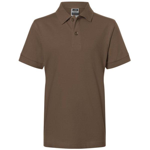 James & Nicholson (Daiber) Gyerek galléros póló JN070k - Barna | 2XL