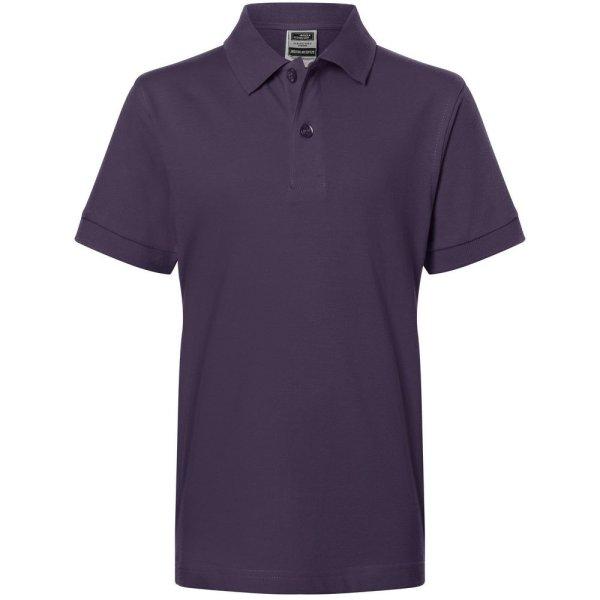 James & Nicholson (Daiber) Gyerek galléros póló JN070k - Padlizsánlila | 2XL