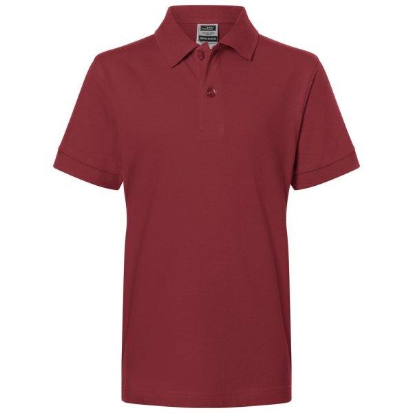 James & Nicholson (Daiber) Gyerek galléros póló JN070k - Borvörös | 2XL