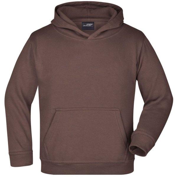 James & Nicholson (Daiber) Gyerek kapucnis felső JN047k - Barna | 2XL
