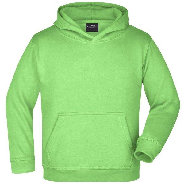 James & Nicholson (Daiber) Gyerek kapucnis felső JN047k - Limezöld | 2XL
