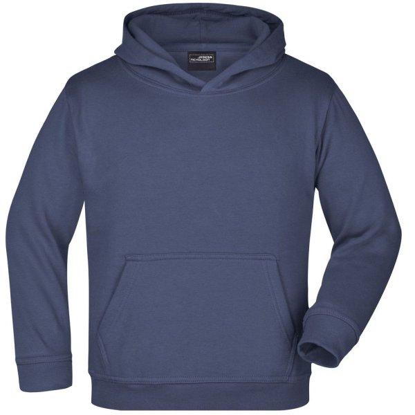 James & Nicholson (Daiber) Gyerek kapucnis felső JN047k - Sötétkék | 2XL