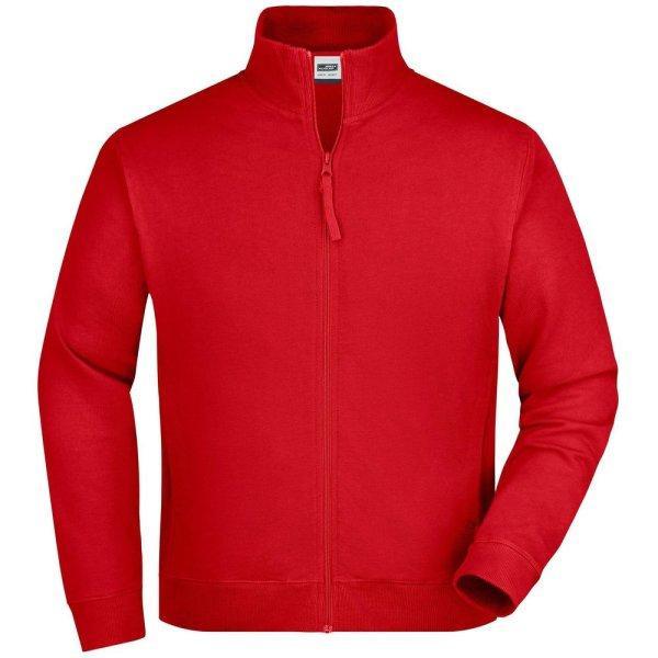 James & Nicholson (Daiber) Férfi kapucni nélküli cipzáros felső JN058 -
Piros | 2XL
