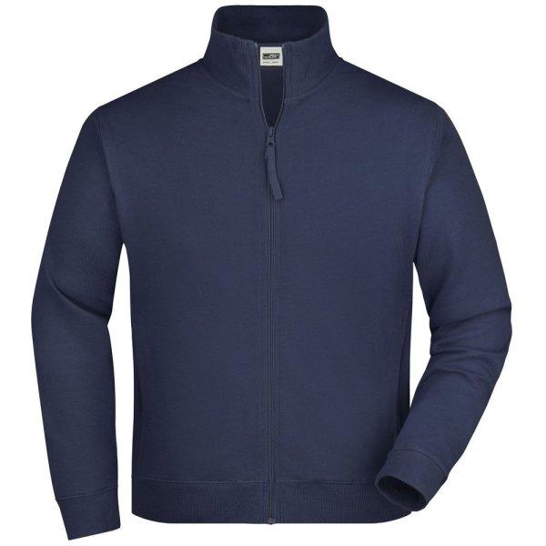 James & Nicholson (Daiber) Férfi kapucni nélküli cipzáros felső JN058 -
Sötétkék | 2XL