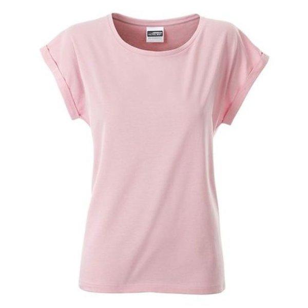 James & Nicholson (Daiber) Női lezser biopamut póló 8005 - Enyhén
rózsaszín | 2XL