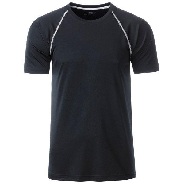 James & Nicholson (Daiber) Férfi funkcionális póló JN496 - Fekete / fehér |
2XL