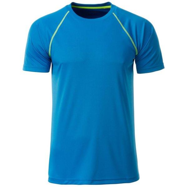James & Nicholson (Daiber) Férfi funkcionális póló JN496 - Élénk kék /
élénk sárga | 2XL