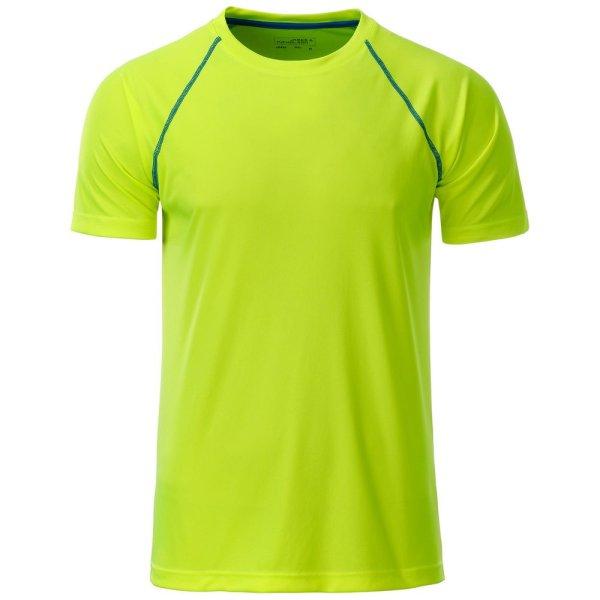 James & Nicholson (Daiber) Férfi funkcionális póló JN496 - Élénk sárga /
világoskék | 2XL