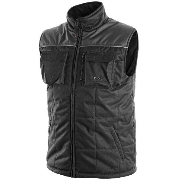 Canis (CXS) Téli munkavédelmi mellény SEATTLE NEW - Fekete / szürke | 3XL