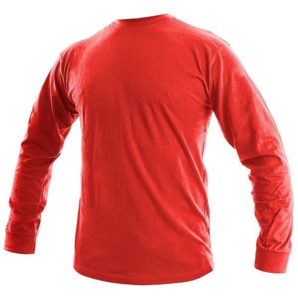 Canis (CXS) Férfi hosszú ujjú póló PETR - Piros | 2XL
