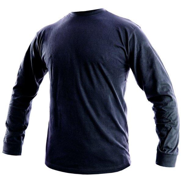 Canis (CXS) Férfi hosszú ujjú póló PETR - Sötétkék | 4XL