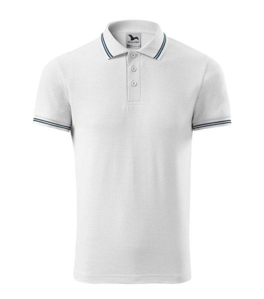 MALFINI Férfi galléros póló Urban - Fehér | 3XL