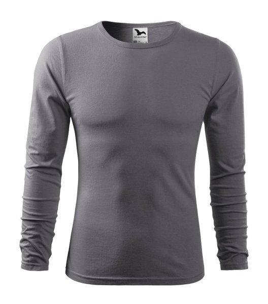MALFINI Férfi hosszú ujjú póló Fit-T Long Sleeve - Acélszürke | 2XL