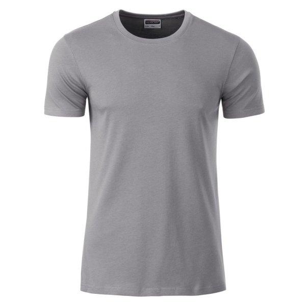 James & Nicholson (Daiber) Klasszikus férfi biopamut póló 8008 - Acélszürke
| 3XL