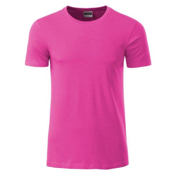James & Nicholson (Daiber) Klasszikus férfi biopamut póló 8008 - Rózsaszín
| 3XL
