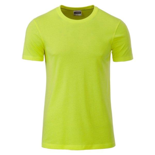 James & Nicholson (Daiber) Klasszikus férfi biopamut póló 8008 -
Sárgászöld | 2XL