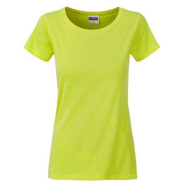 James & Nicholson (Daiber) Klasszikus női biopamut póló 8007 - Sárgászöld
| 2XL