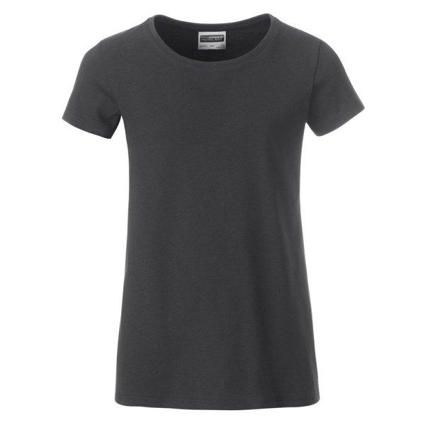 James & Nicholson (Daiber) Klasszikus lány biopamut póló 8007G -
Grafitszürke | 2XL