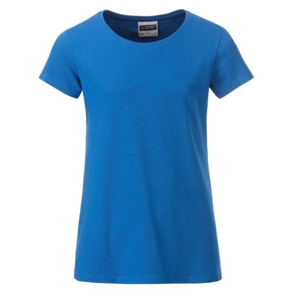 James & Nicholson (Daiber) Klasszikus lány biopamut póló 8007G - Kobalt | 2XL