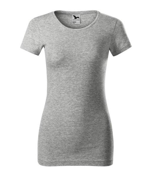 MALFINI Női póló Glance - Sötétszürke melírozott | 2XL