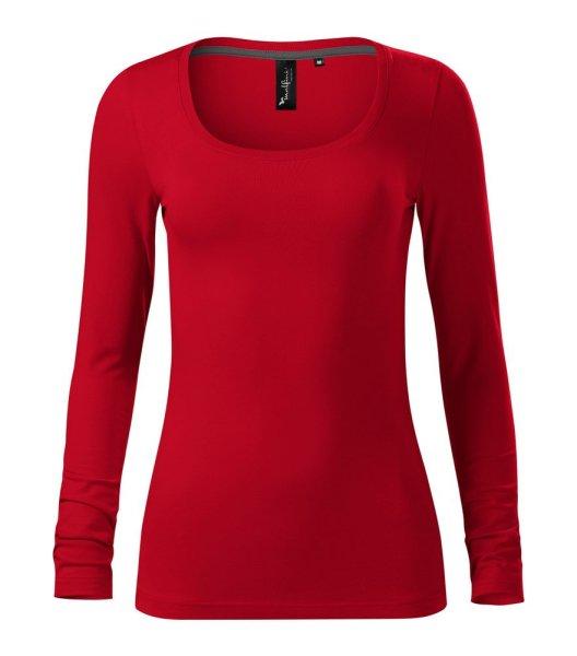 MALFINI Női hosszú ujjú póló Brave - Élénk piros | 2XL