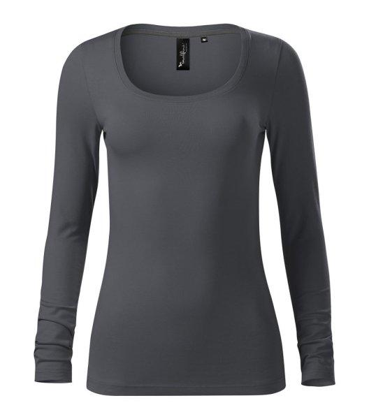 MALFINI Női hosszú ujjú póló Brave - Világos antracit | 2XL