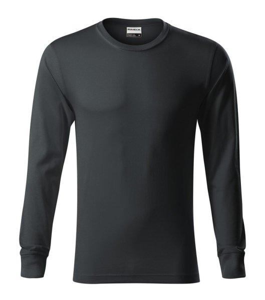 MALFINI Hosszú ujjú póló Resist LS - Ebony gray | 3XL