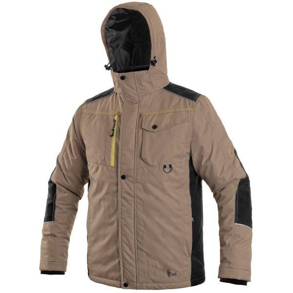 Canis (CXS) Férfi téli kabát CXS BALTIMORE - Bézs / fekete | 4XL