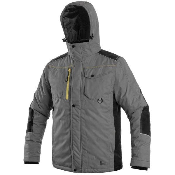 Canis (CXS) Férfi téli kabát CXS BALTIMORE - Szürke / fekete | 5XL