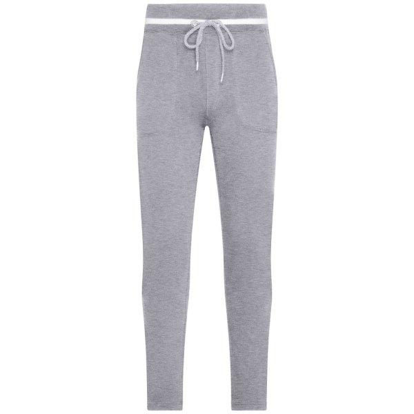 James & Nicholson (Daiber) Férfi melegítő nadrág kontrasztos csíkokkal
JN780 - Szürke melírozott / fehér | 2XL