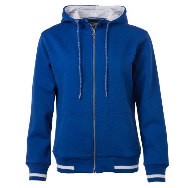 James & Nicholson (Daiber) Club női cipzáros kapucnis felső JN775 -
Királykék / fehér | 2XL