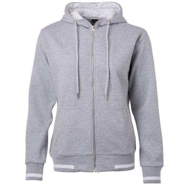 James & Nicholson (Daiber) Club női cipzáros kapucnis felső JN775 - Szürke
melírozott / fehér | 2XL
