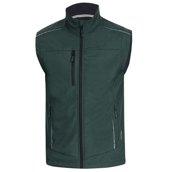 Ardon Munkavédelmi softshell mellény VISION - Sötétzöld | 2XL