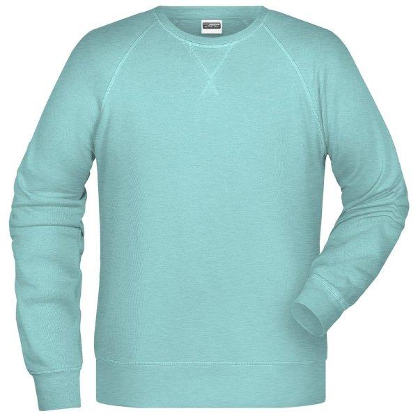 James & Nicholson (Daiber) Férfi kapucni nélküli biopamut felső 8022 -
Jégkék melírozott | 3XL