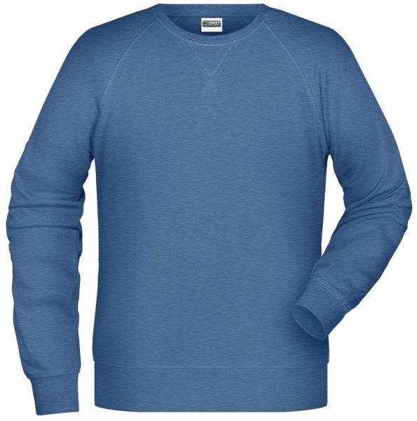 James & Nicholson (Daiber) Férfi kapucni nélküli biopamut felső 8022 -
Világos farmerkék melírozott | 5XL