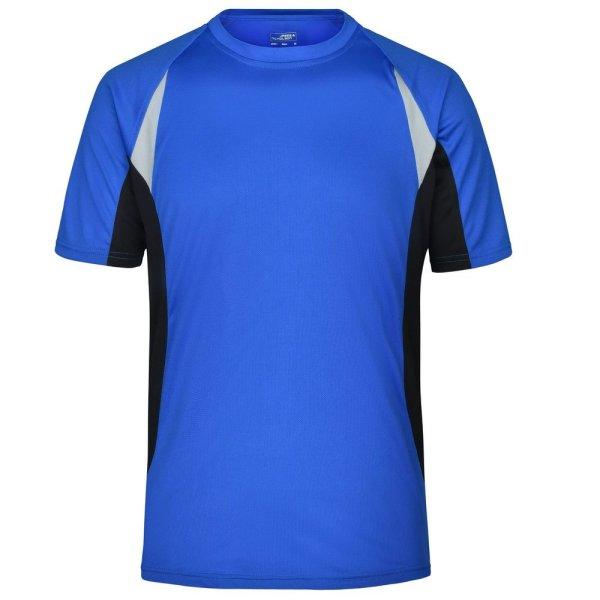 James & Nicholson (Daiber) Férfi rövid ujjú funkcionális póló JN391 -
Királykék / fekete | 3XL