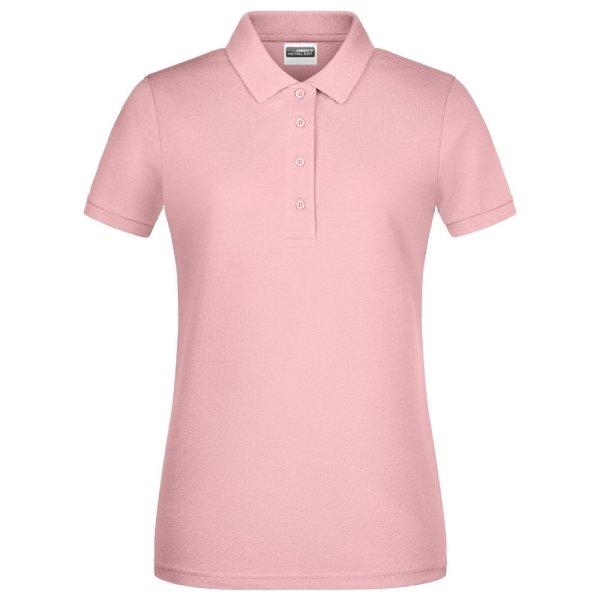 James & Nicholson (Daiber) Női galléros biopamut póló 8009 - Enyhén
rózsaszín | 2XL
